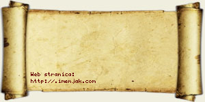 Janko Trnavac vizit kartica